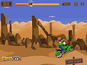 Флеш игра онлайн Cowboy Luigi Bike
